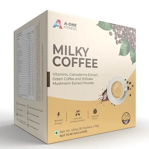 A-One Fitness: Milky Coffee - 30 Sachets