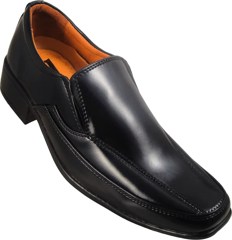 action Synergy Fashion Line Pu4271 Slip On For Men(Black , 6 UK/India)