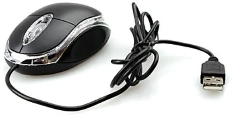 ADNet AD-201 Wired Ambidextrous Optical Gaming Mouse(USB, Black)