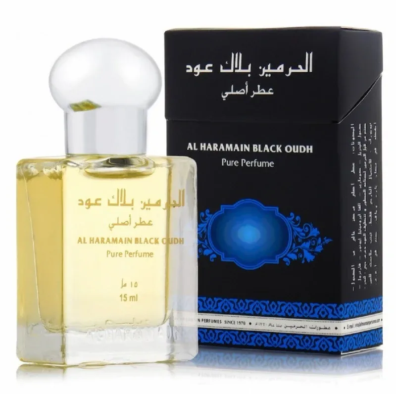 Al Haramain Black Oudh 15 ml Floral Attar(Oud (agarwood))