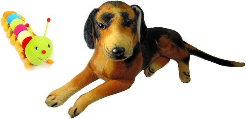 Alexus Sitting Dog And Caterpillar  - 32 cm(Multicolor)