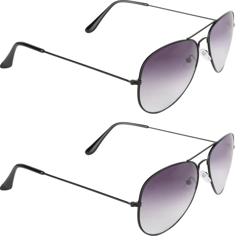 Aligatorr Aviator Sunglasses(For Men & Women, Grey)