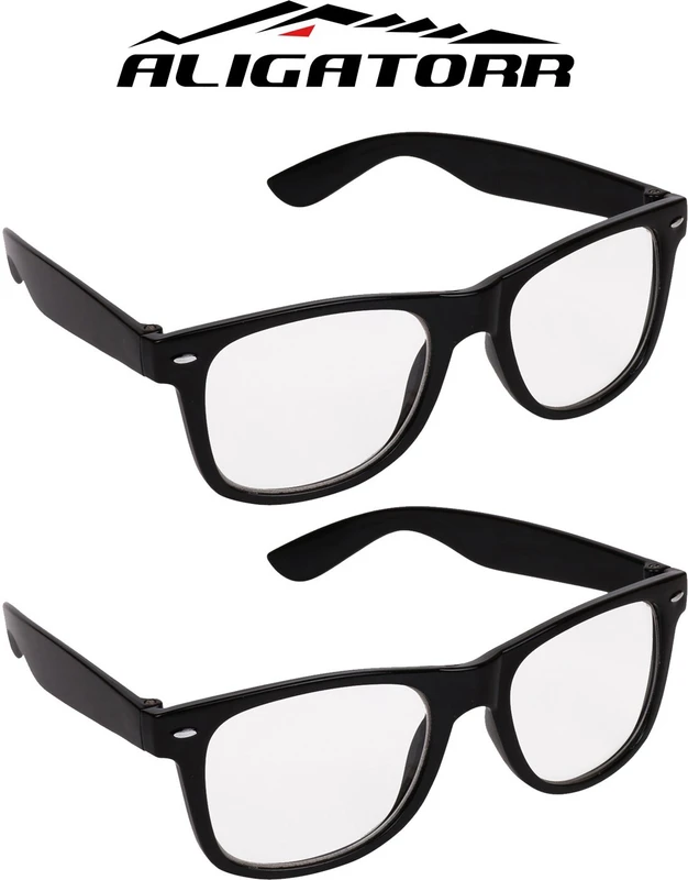Aligatorr Wayfarer Sunglasses(For Men & Women, Clear, Clear)