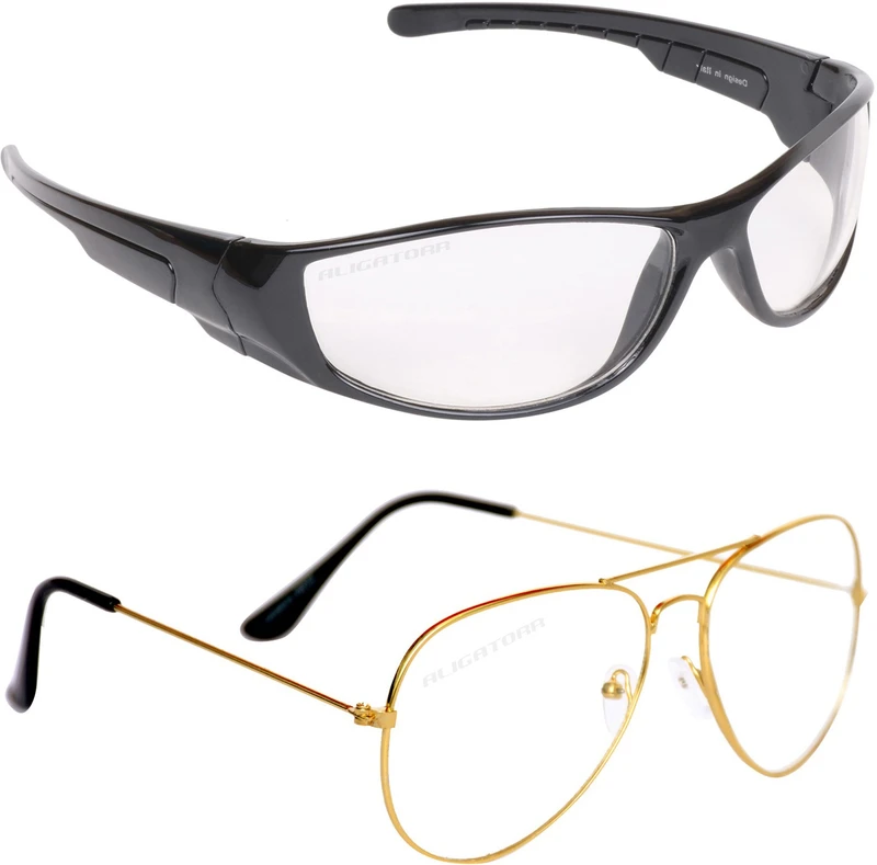 Aligatorr Wrap-around Sunglasses(For Boys, Clear)