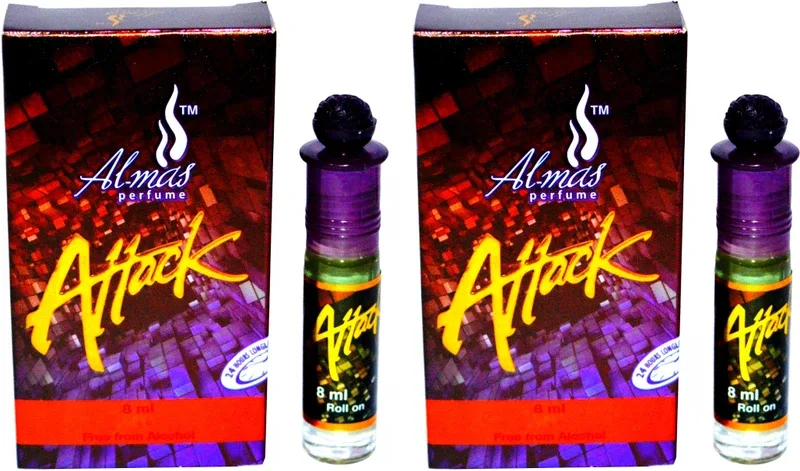 Almas Attack Pocket Perfume. Floral Attar(Sandalwood)