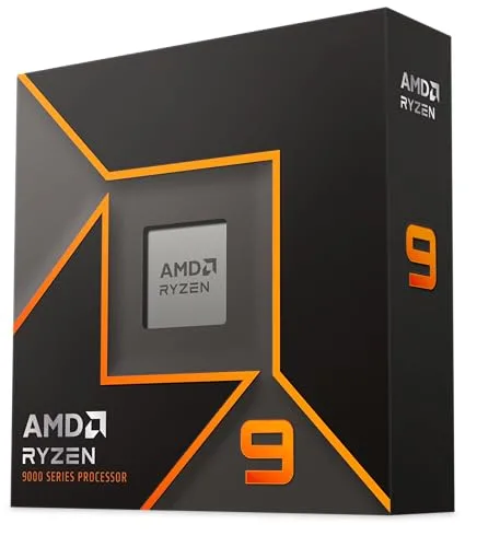 AMD Ryzen 9 9900X Desktop Processor Zen 5 Architecture with Integrated Radeon Graphics, 12 cores 24 Threads 64 MB Cache, Base Clock 4.4GHz Upto 5.6GHz AM5 Socket, System Memory DDR
