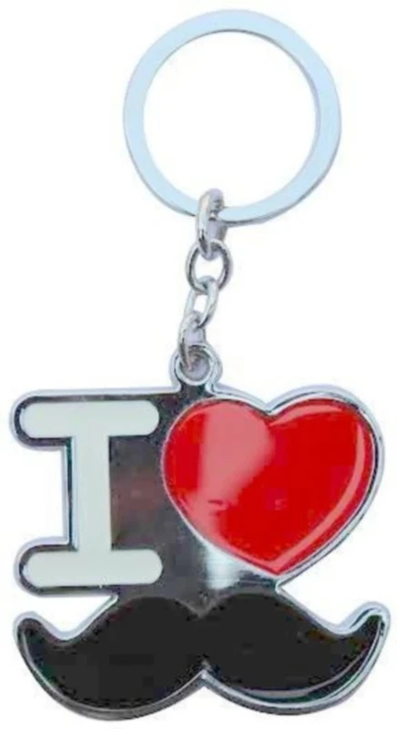 ANISHOP I Love Mooch Key Chain(Multicolor)