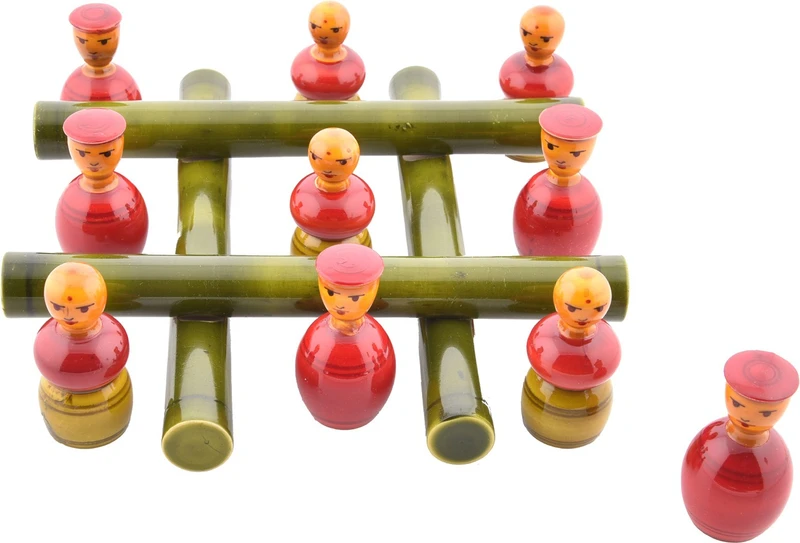 Anuradha Wooden Tick Tack Party & Fun Board Game