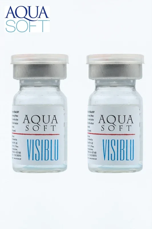 AQUASOFT Yearly Disposable(-7.50, Contact Lenses, Pack of 2)