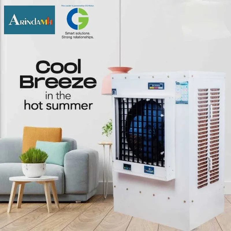 ARINDAMH 98 L Window Air Cooler(White || black, Arouse Fresh)