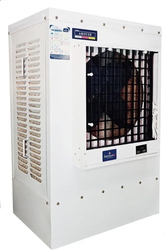 ARINDAMH 99.99 L Room/Personal Air Cooler(Whitening white mat black, Comfort cool ARouse)