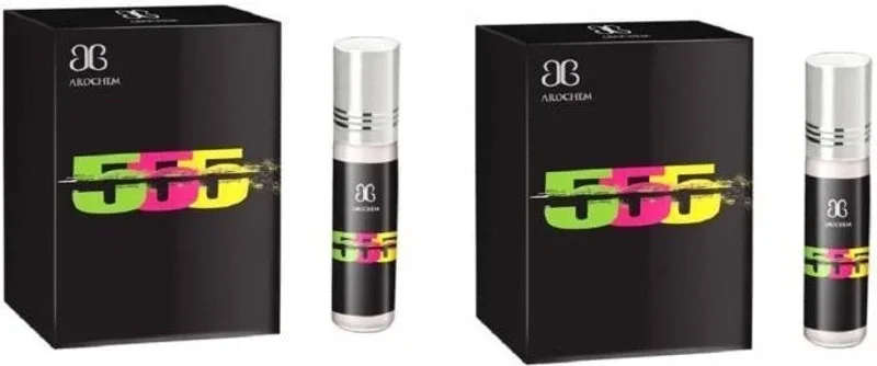 AROCHEM 555 (Pack of 2) Floral Attar(Musk Arabia, Natural, Jannat ul Firdaus, Floral)