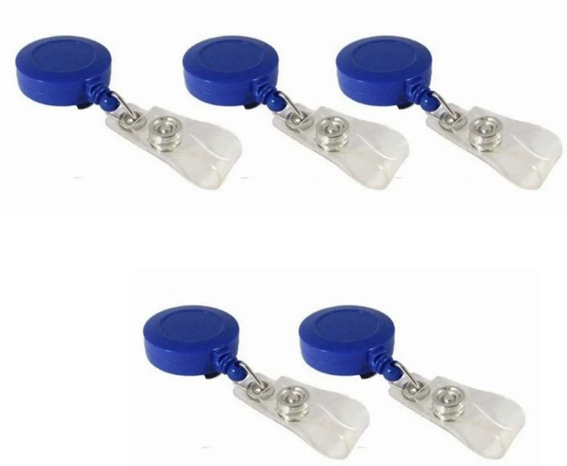 Art Craft Plastic ID Badge Reel(Pack of 5)