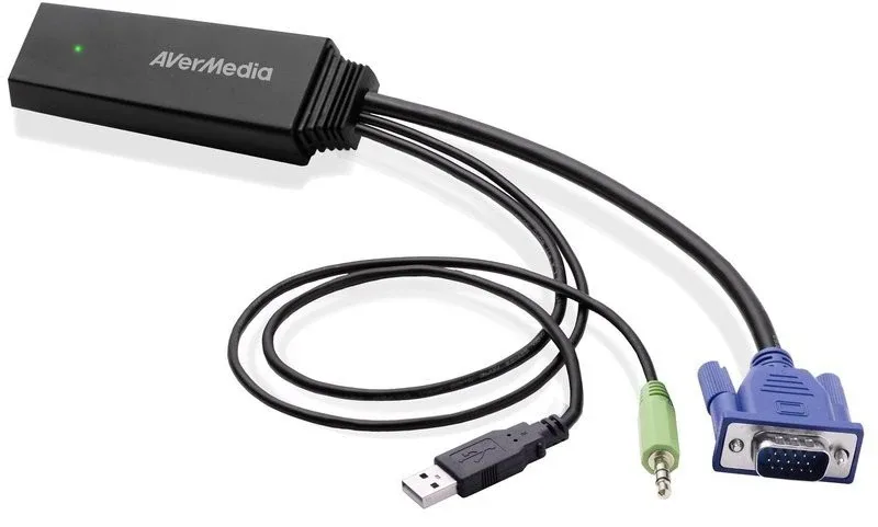 Avermedia TV-out Cable ET110(Black, For Computer)
