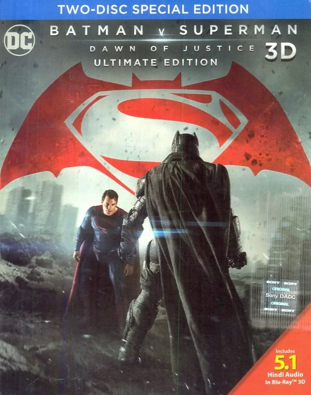 Batman V Superman: Dawn of Justice(3D Blu-ray English)