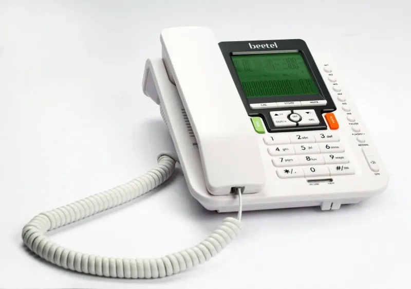 Beetel M71 UPDATED VERSION WITH SCHEME Corded Landline Phone with Answering Machine(White)