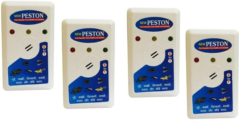 Bluebells India 6 IN 1 pest Repeller cum health care system -Peston(4 x 12.5 ml)