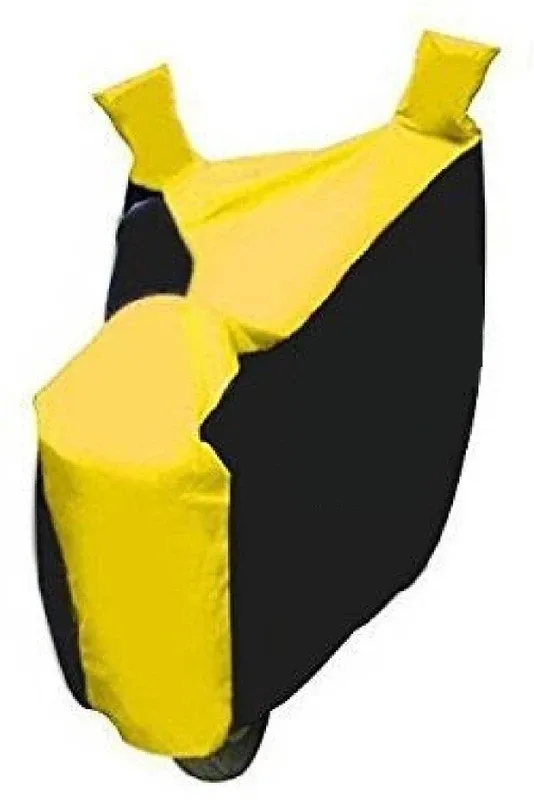 Bombax Two Wheeler Cover for TVS(Apache, Yellow, Black)