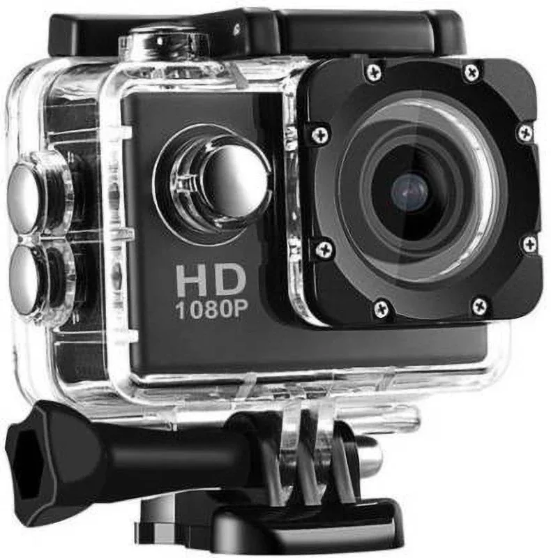 Capcha Sports Action Camera Sports Sports and Action Camera(Black, 12 MP)
