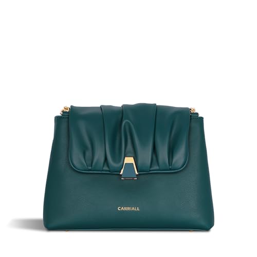 Visit the Carriall Store Carriall Bella Women’s Vegan Leather Handbag | Stylish Casual Shoulder Bag with Wallet purse, Secure Zip Pockets with shoulder strap – Structured & Stylish