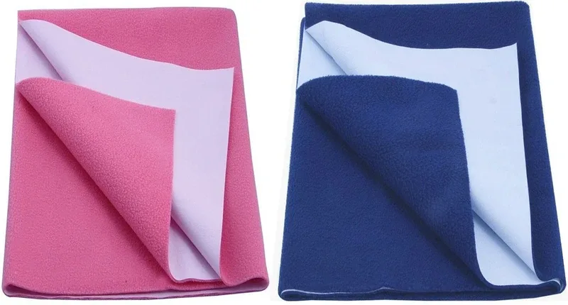 Chhote Janab Cotton Baby Bed Protecting Mat(Multicolor, Large)
