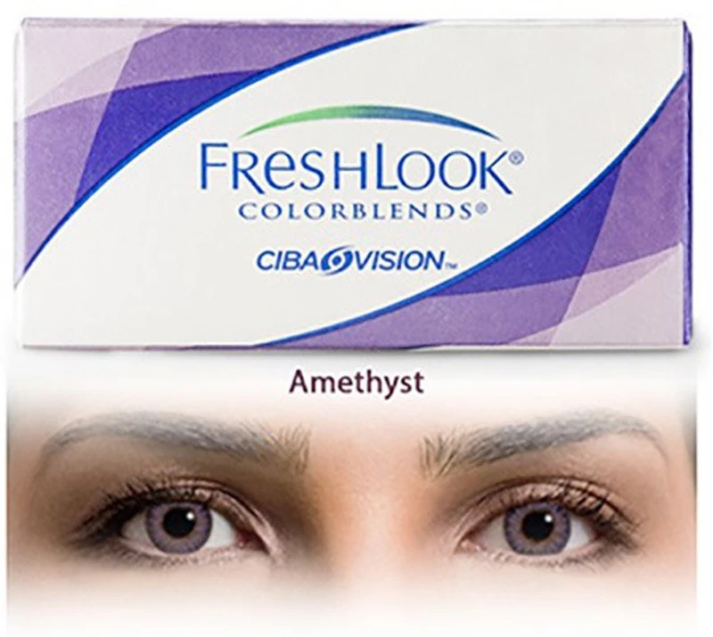 CIBA VISION Monthly Disposable(0.00, Colored Contact Lenses, Pack of 2)
