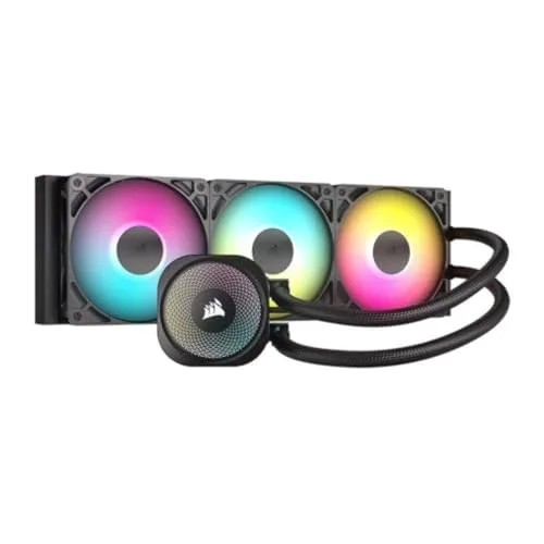 CORSAIR Nautilus 360 RS ARGB Liquid CPU Cooler – 360mm AIO – Low-Noise – Direct Motherboard Connection – Daisy-Chain – Intel LGA 1851/1700, AMD AM5/AM4 – 3X RS120 ARGB Fans Include
