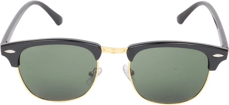 CRIBA Clubmaster Sunglasses(For Men & Women, Green)