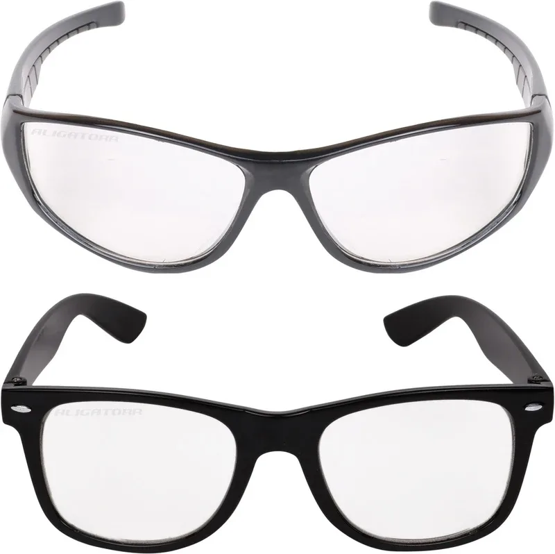 CRIBA Wayfarer Sunglasses(For Men & Women, Clear)