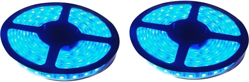 Daylight LED 600 LEDs 9.96 m Blue Steady Strip Rice Lights(Pack of 2)