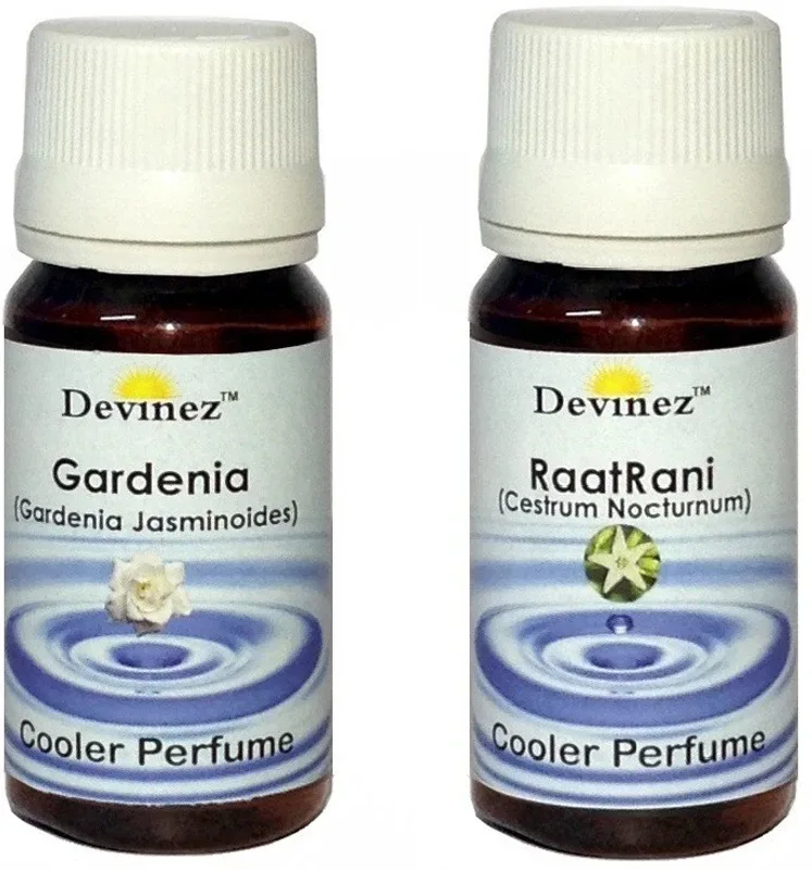 Devinez Gardenia, RaatRani Aroma Oil Gardenia and RaatRani Cooler Perfume , 30ml each(2 x 30 ml)