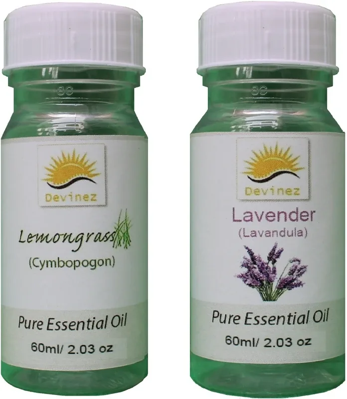 Devinez Lavender + Lemon Grass Aroma Oil Essential Oil(2 x 60 ml)