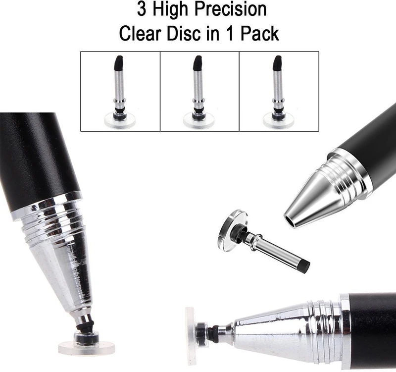 ELV Replacement Disc Tips for Stylus(Multicolor)