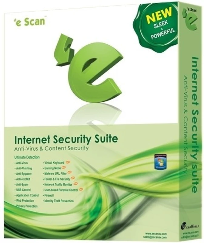 eScan Internet Security Suite 5 PC 1 Year(CD/DVD)