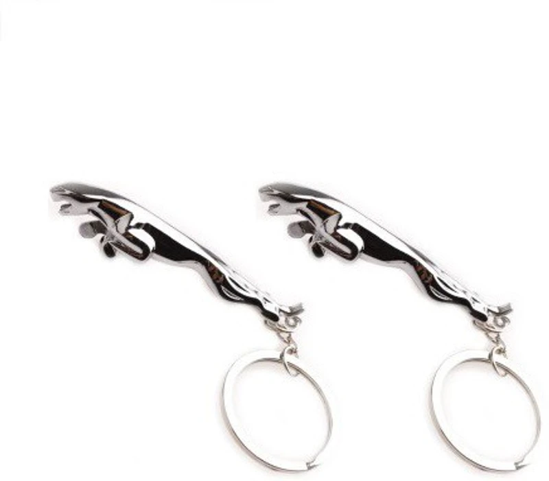 Ezone Jaguar Set of 2 Key Chain(Multicolor)