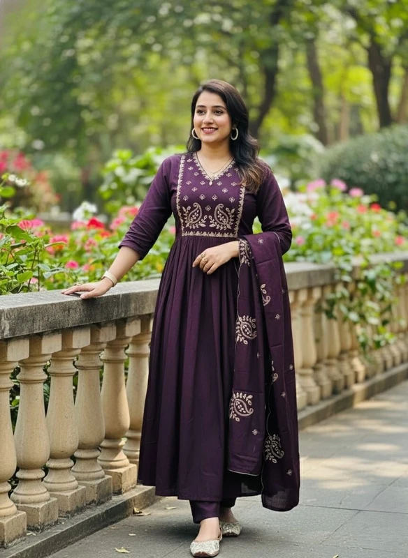 fastal look Women Kurta Pant Dupatta Set