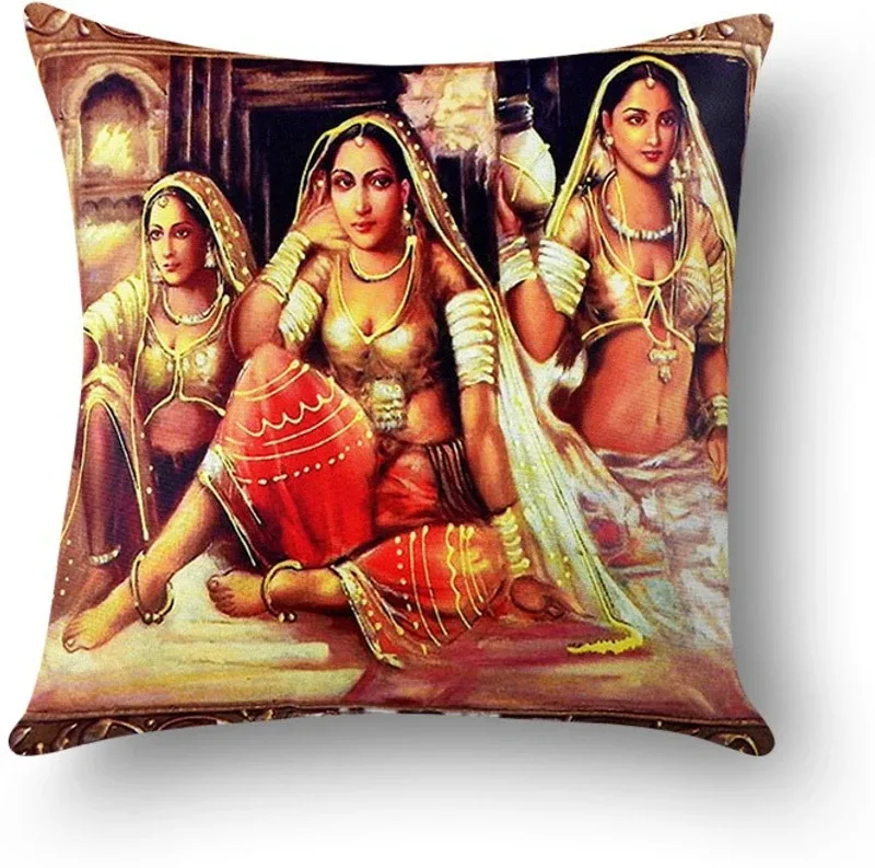 First Row Faux Silk Cushions Cover(40 cm, Multicolor)