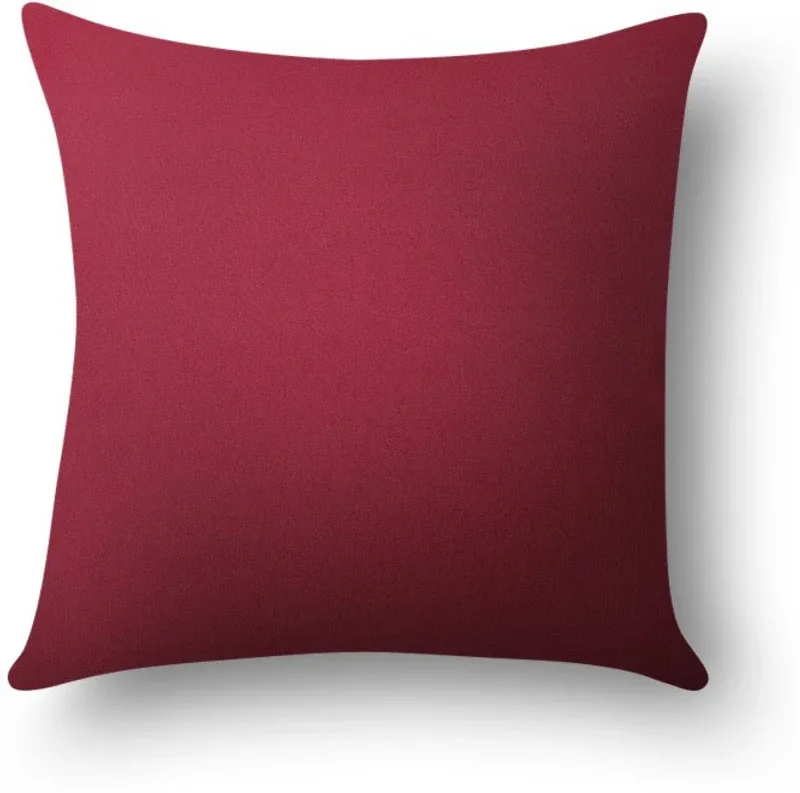First Row Polycotton Cushions Cover(40 cm, Purple)
