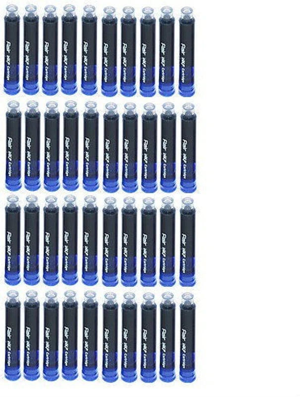FLAIR Inky X-Large Jumbo by THE MARK Ink Cartridge(Pack of 40, Ink Color - Blue)