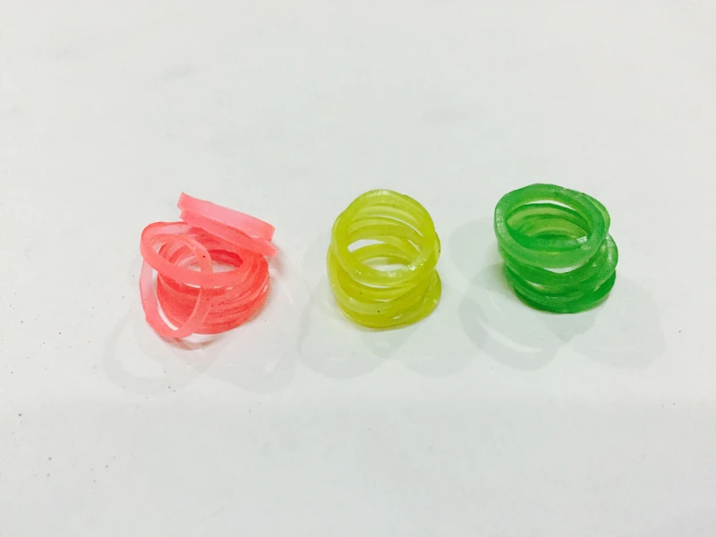 Flexi Office Rubberbands - 1/2 inch Diameter - 1700 pcs Rubber Band(Pack of 1)