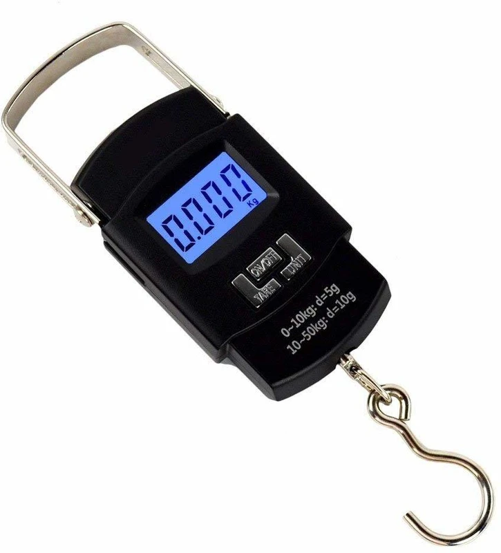Fly Buy Digital Heavy Duty Portable Hook Type Weighing Scale with Temperature (50 Kg) Weighing Scale(Black)