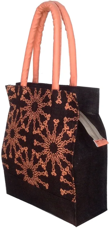 Foonty Women Black, Pink Tote