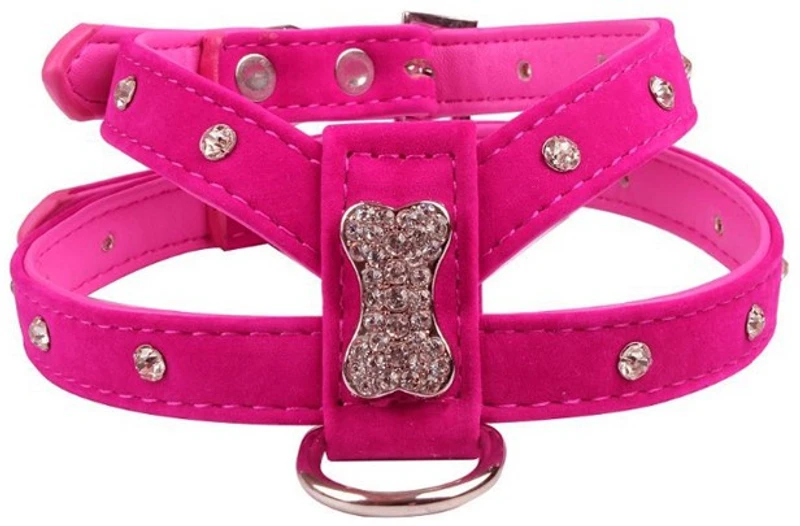 FUTABA Dog Harness & Leash(Large, Pink)
