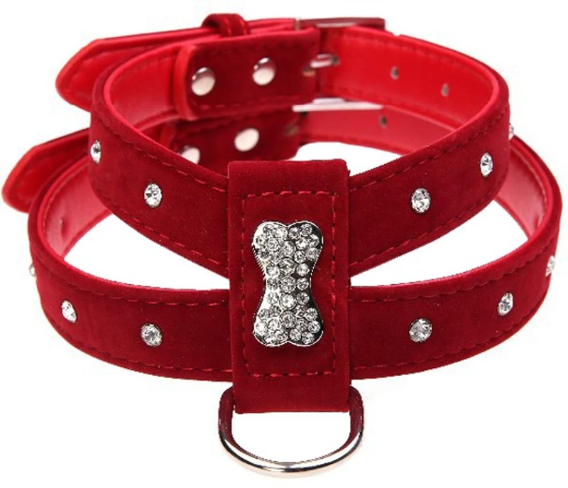 FUTABA Dog Harness & Leash(Large, Red)
