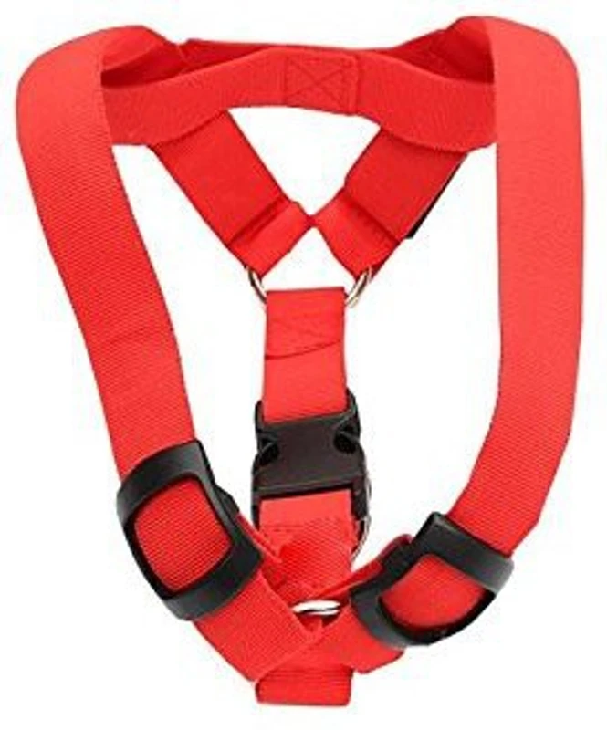 FUTABA Dog Reflective and LED Harness(Small, Red)