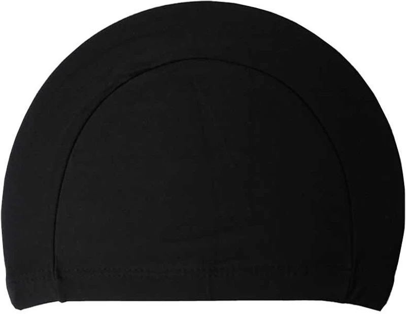 FUTABA Nose and Ear Plugs Combo Swimming Cap(Black, Pack of 1)