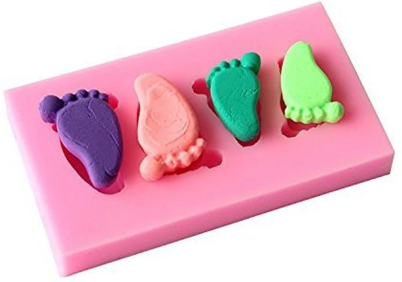 FUTABA Silicone Fondant & Gum paste Mould 4(Pack of 1)