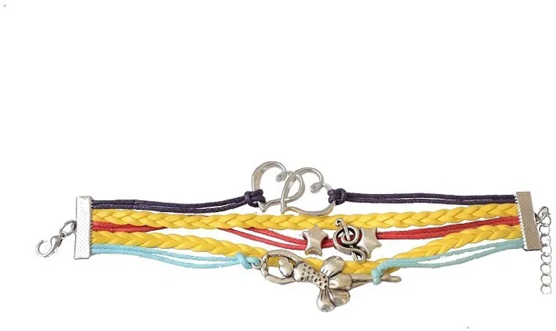 GirlZ! Metal, Alloy, Leather Bracelet