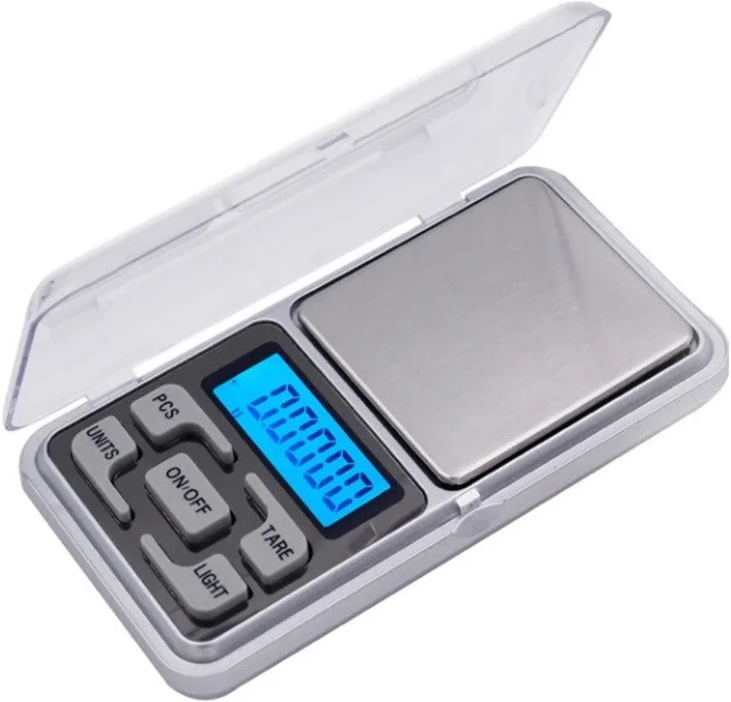 Glitter Collection Pocket Weighing Scale Weighing Scale(Silver)