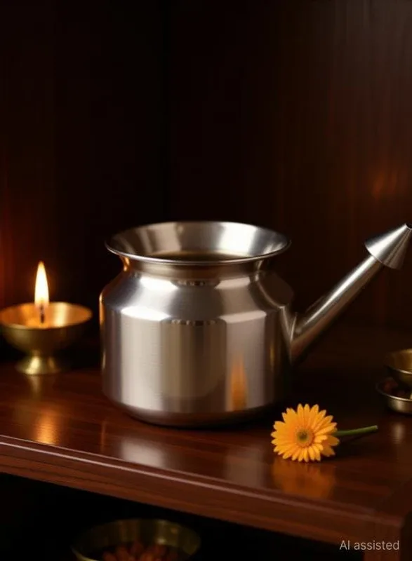 GND Steel Steel Neti Pot(360 ml)